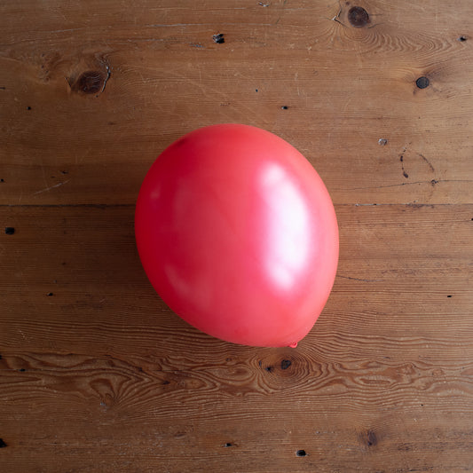 12" Metallic Red Latex Balloons