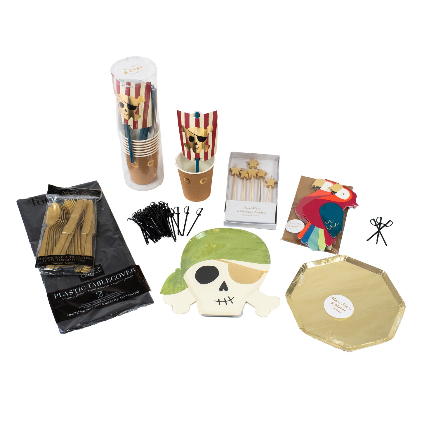 Pirate Party Tableware Kit