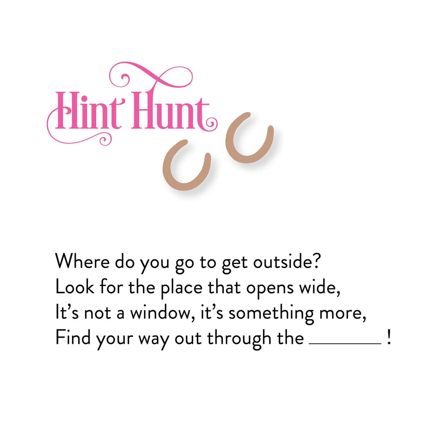 Unicorn Hint Hunt Activity Kit