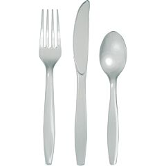 Silver Silverware Set